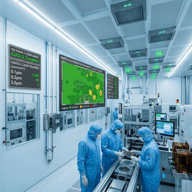 Cleanroom environmental drift